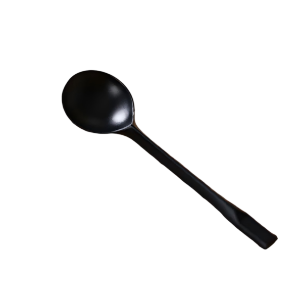 Thickened Individually Wrapped Black PP Spoon