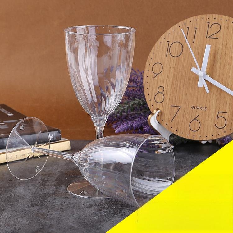 Clear Disposable Stemmed Swirl Cup - Image 3