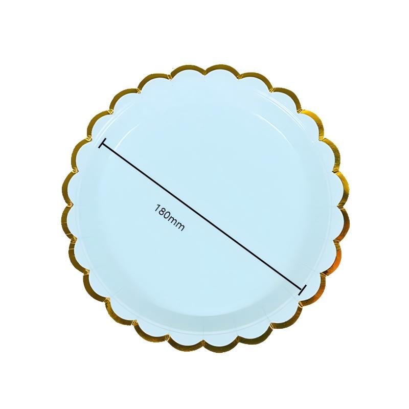 7-Inch Disposable Paper Plates – Sturdy Eco-Friendly Tableware for Parties & Daily Use - Image 4