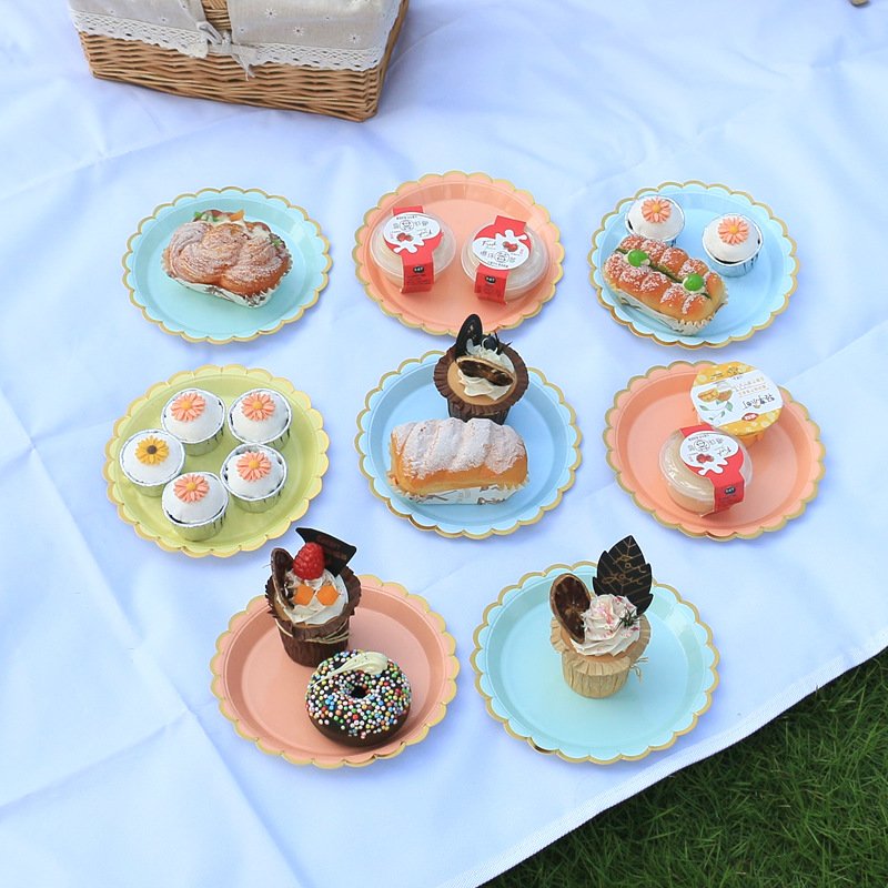 7-Inch Disposable Paper Plates – Sturdy Eco-Friendly Tableware for Parties & Daily Use - Image 2