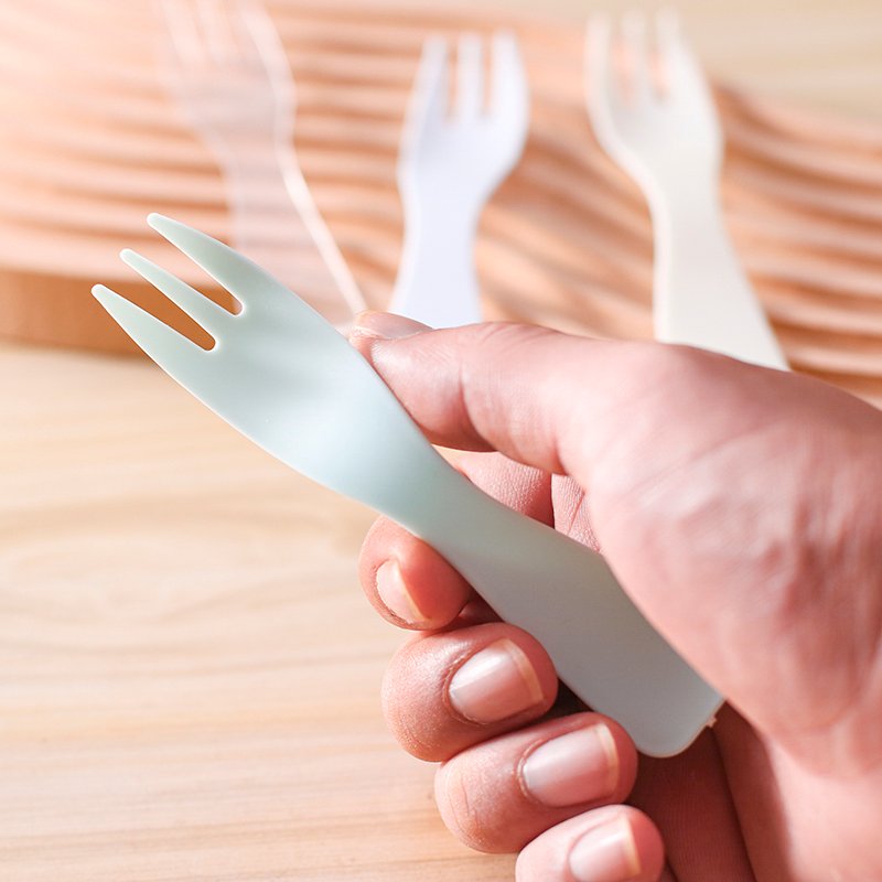 Thickened Individually Wrapped 3-Prong Dessert Fork - Image 4
