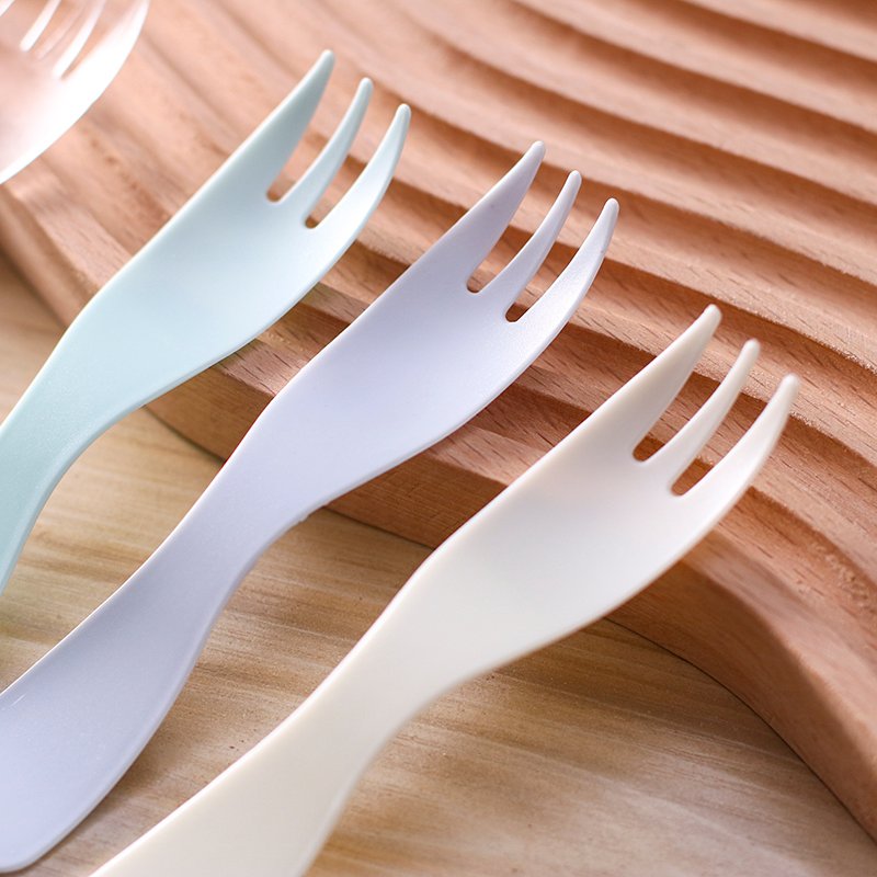 Thickened Individually Wrapped 3-Prong Dessert Fork - Image 2