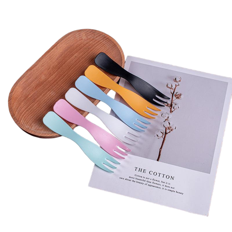Thickened Individually Wrapped Wave-Edge Fork & Spoon Set