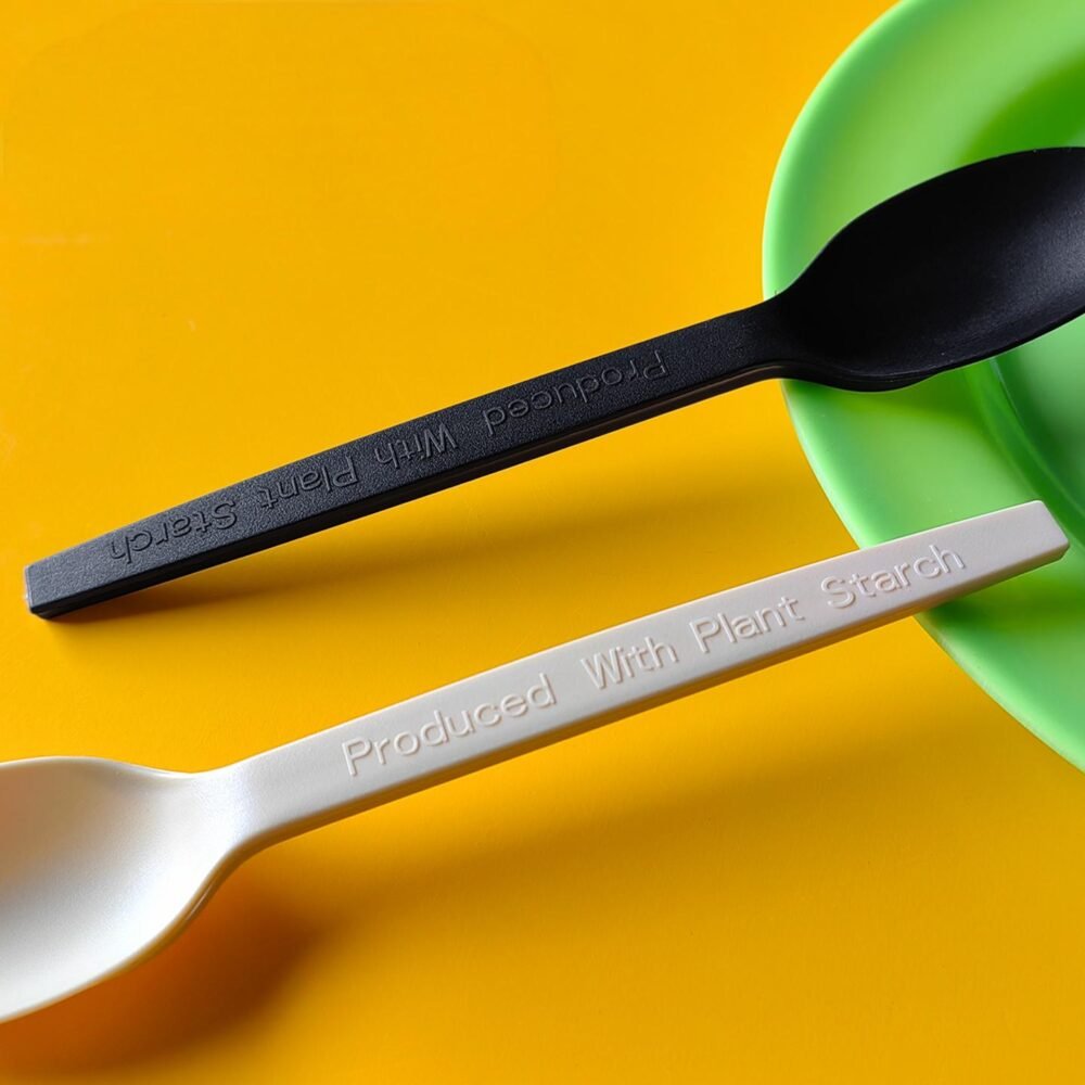 Biodegradable Corn Starch Fork & Spoon (Individually Wrapped) - Image 6