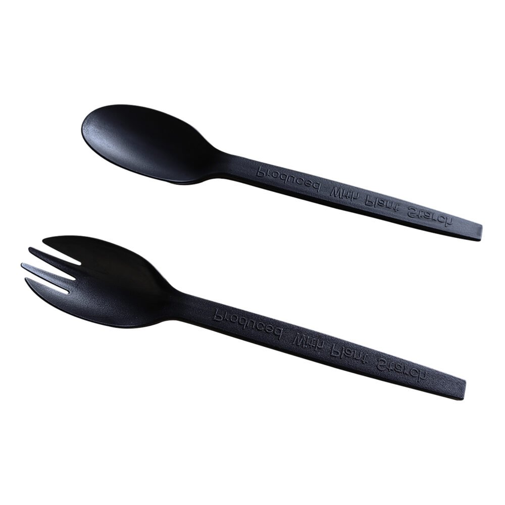 Biodegradable Corn Starch Fork & Spoon (Individually Wrapped)