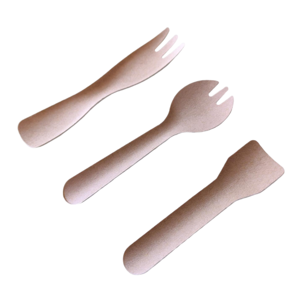 Biodegradable Pulp Fork & Spoon