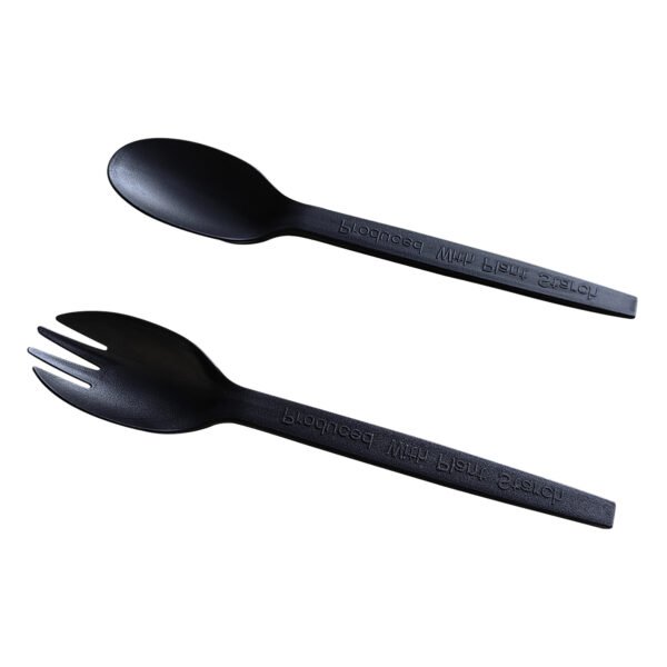 Biodegradable Corn Starch Fork & Spoon (Individually Wrapped)