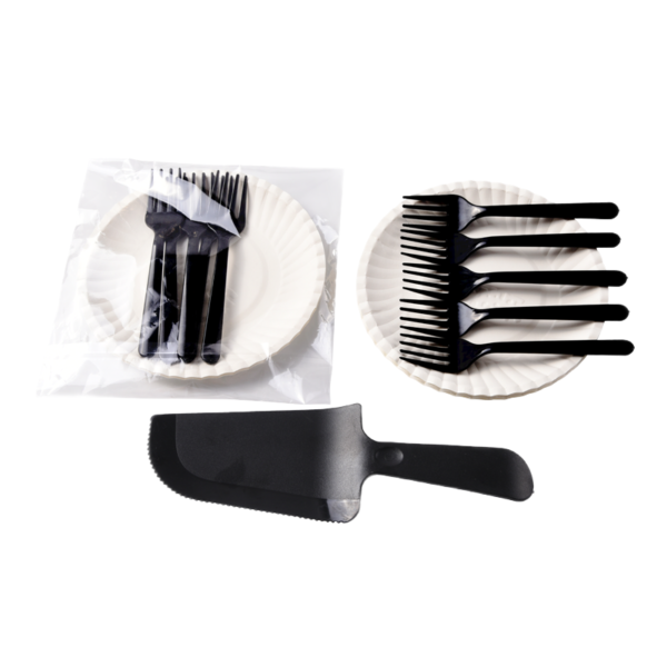 Disposable Cake Tableware Set