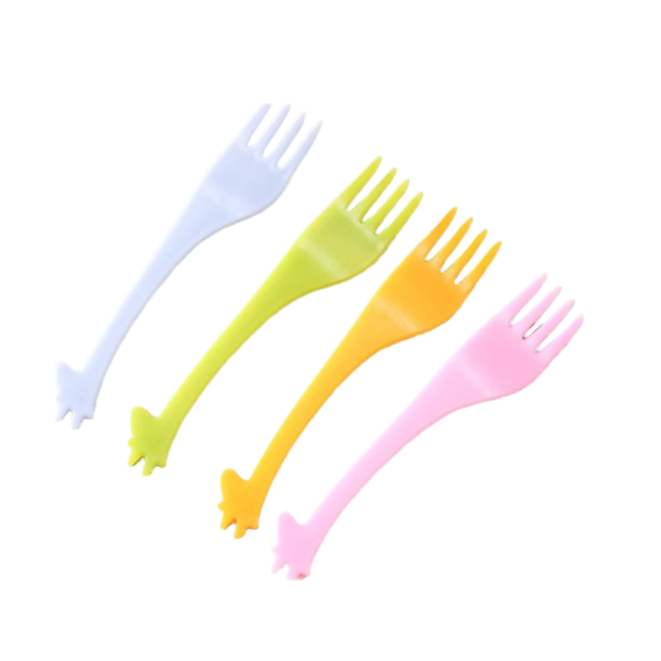 Cartoon Deer 4-Prong Fruit Fork