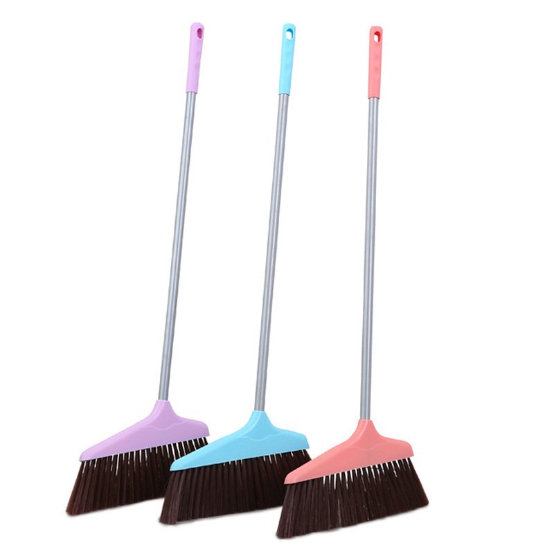 Detachable Soft-Bristle Broom with Wide Head – Household Cleaning
