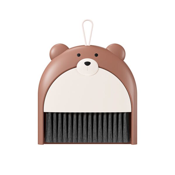 Bear-Shaped Mini Desk Broom and Dustpan Set