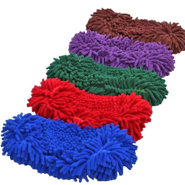 Chenille Flat Mop Replacement Pad – Elastic Band Style