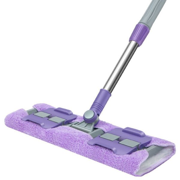 Hands-Free Clip-On Flat Mop for Wet & Dry Cleaning