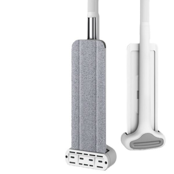 Hands-Free Flat Mop with Self-Cleaning System