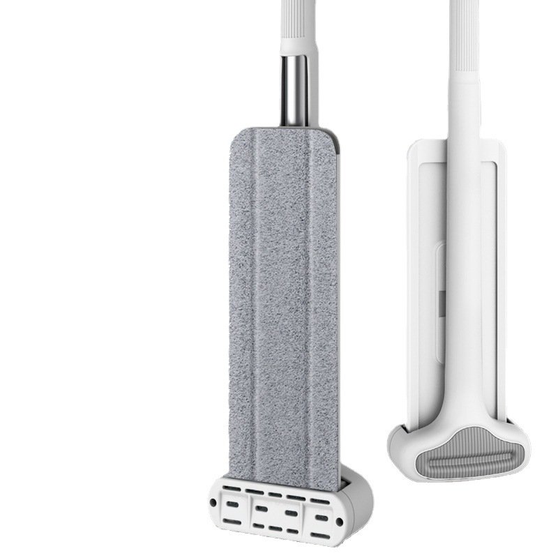 Hands-Free Flat Mop with Self-Cleaning System