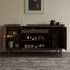 Vintage-Style Stone Slab Sideboard