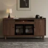 Vintage-Style Stone Slab Sideboard