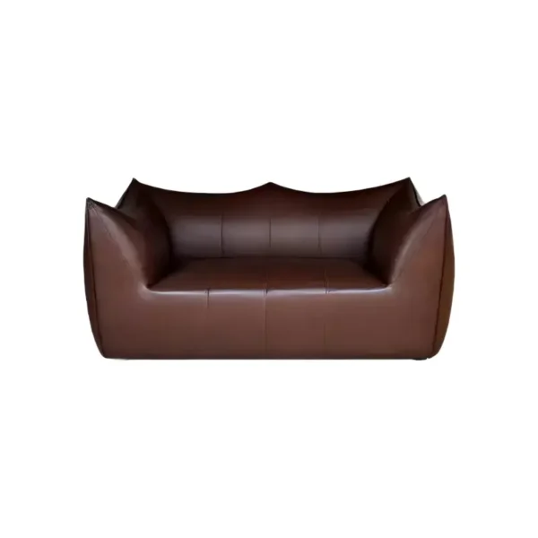 Vintage Brown Leather Sofa