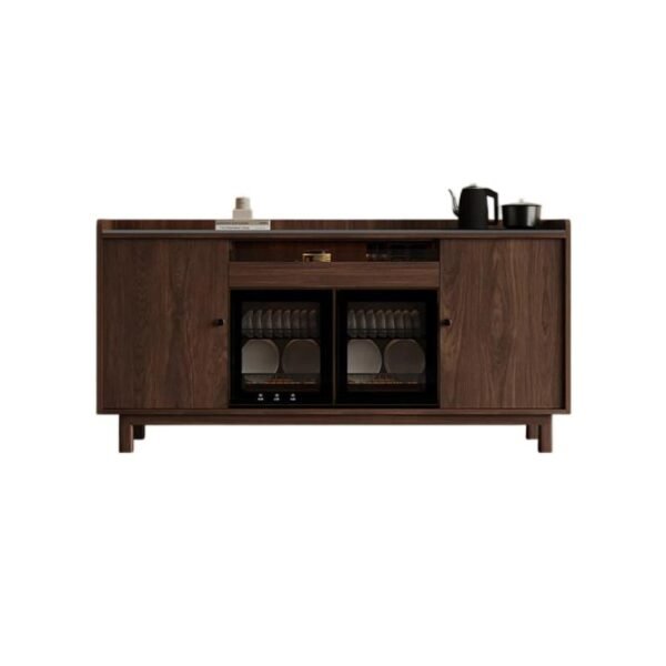 Vintage-Style Stone Slab Sideboard